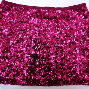 Victoria Secret - Hot Pink Sequin Skirt (Size 2)